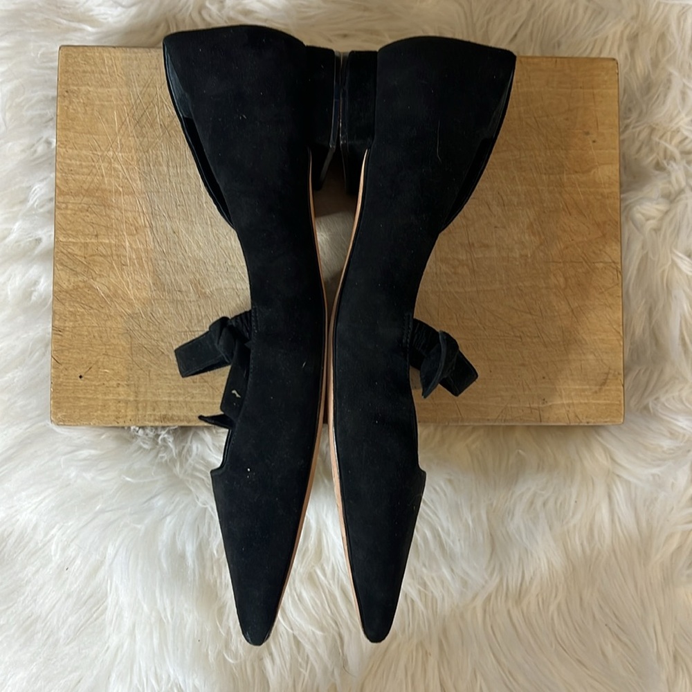 Alexandre Birman Pointed Toe One Strap Suede Leat… - image 4